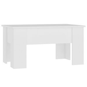 vidaXL Couchtisch Wei&szlig; 79x49x41 cm Holzwerkstoff