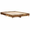 vidaXL Bettgestell ohne Matratze Altholz-Optik 150x200cm Holzwerkstoff