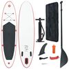 vidaXL SUP-Board Aufblasbar Rot und Wei&szlig;