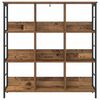 vidaXL B&uuml;cherregal Altholz 102 x 32 x 104,5 cm Holzwerkstoff
