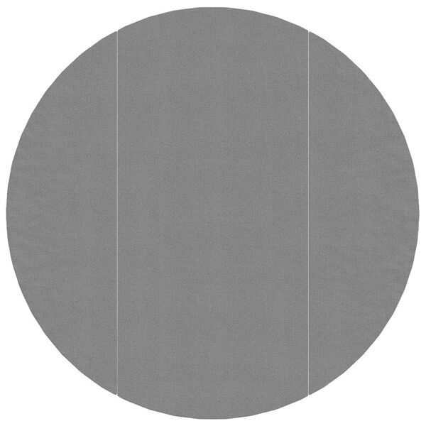 vidaXL Pool-Bodentuch Hellgrau &Oslash;306 cm Polyester Geotextil