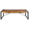 vidaXL Couchtisch 140x140x40 cm Massivholz
