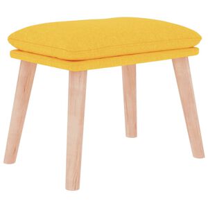 vidaXL Fu&szlig;hocker Senfgelb 45x29,5x35 cm Stoff