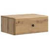 vidaXL Wandmontierter Nachttisch Artisan-Eiche 49 x 34,5 x 20 cm