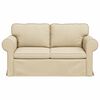 vidaXL Sofa Creme 155 x 82 x 80 cm Stoff