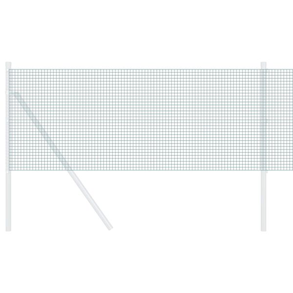 vidaXL Geschwei&szlig;ter Drahtzaun Gr&uuml;n 0,6 x 25 m
