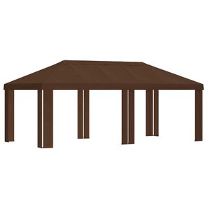 vidaXL Gazebo Abdeckung 6 x 3 m Braun Polyester 190