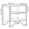 vidaXL Nachttisch Braun Eichen-Optik 40x30x40 cm Holzwerkstoff