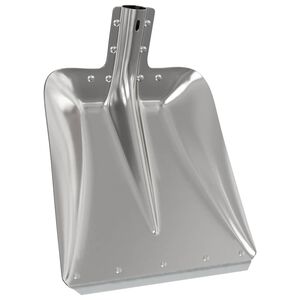 vidaXL Schaufelkopf Silber 45 x 38 cm Aluminium