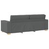 vidaXL 3-Sitzer-Sofa Dunkelgrau 180 cm Stoff