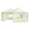 vidaXL | Garten Zeltover | Creme 6 x 4,5 x 3 m Stoff