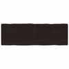 vidaXL Tischplatte 180x60x(2-6) cm Massivholz Behandelt Baumkante