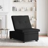 vidaXL Schlafsofa Ausziehbar Schwarz 194 x 50 x 82 cm Stoff