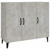 vidaXL Sideboard Betongrau 90x34x80 cm Holzwerkstoff