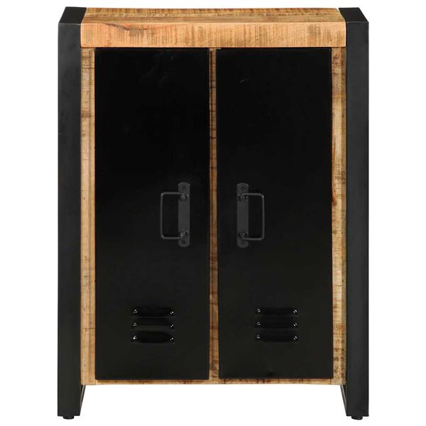 vidaXL Sideboard 55x35x70 cm Raues Mangoholz