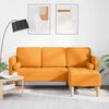 vidaXL Sofa Set mit Kissen Dunkelgelb Polyester