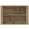 vidaXL Sideboard Artisan-Eiche 80 x 30 x 53 cm Holzwerkstoff