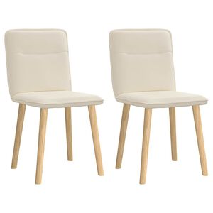 vidaXL Esszimmerstühle 2 Stk. Leinen