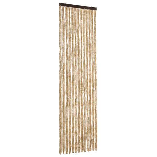 vidaXL Insektenschutz-Vorhang Beige 56x200 cm Chenille