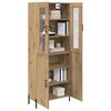 vidaXL Highboard Artisan-Eiche 69,5 x 34 x 180 cm Holzwerkstoff