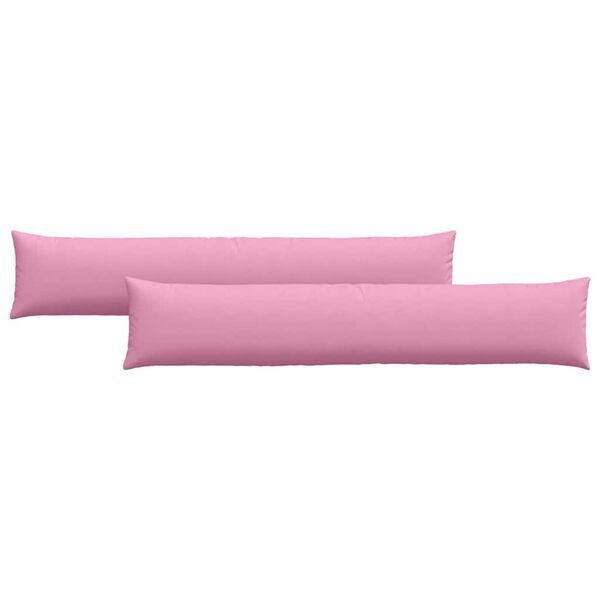 vidaXL Sofakissen 2 Stück Rosa 200 x 40 cm Stoff