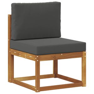 vidaXL Outdoor Mittelsofa Massivholz Akazie Natur