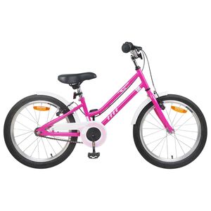 vidaXL Kinderfahrrad 20 Zoll f&uuml;r 6-11 Jahre alt Pink Wei&szlig;