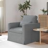 vidaXL Sofa Hellgrau Gesamtabmessungen: 78 x 78 x 80 cm (B x T x H)