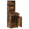 vidaXL Highboard Ger&auml;ucherte Eiche 40 x 40,5 x 135 cm Holzwerkstoff