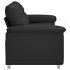 vidaXL 2-Sitzer-Sofa Schwarz 180x81x84 cm Kunstleder
