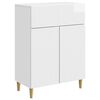 vidaXL Sideboard Hochglanz Wei&szlig; 66 x 34,5 x 90 cm Holzwerkstoff