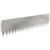 vidaXL Rasenkante 10 stk. 103 x 25 cm Stahl Silber
