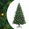 vidaXL K&uuml;nstlicher Weihnachtsbaum mit 300 LEDs mit St&auml;nder Gr&uuml;n 240 cm