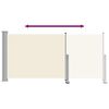 vidaXL Ausziehbare Seitenmarkise 120x300 cm Creme