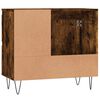 vidaXL Badschrank Räuchereiche 65x33x60 cm Holzwerkstoff