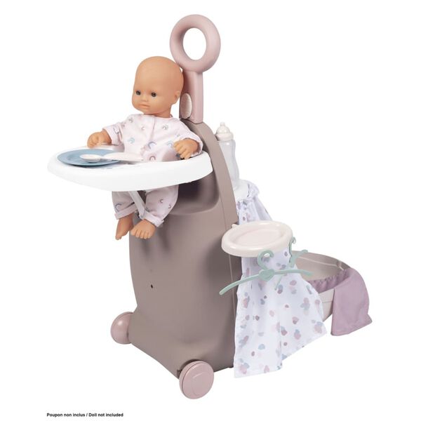 Smoby 3-in-1 Puppen-Trolley Baby Nurse