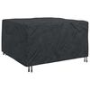 vidaXL M&ouml;belbezug Uni Schwarz 150 x 150 x 75 cm 210D