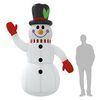 vidaXL Aufblasbarer Schneemann mit LEDs 300 cm