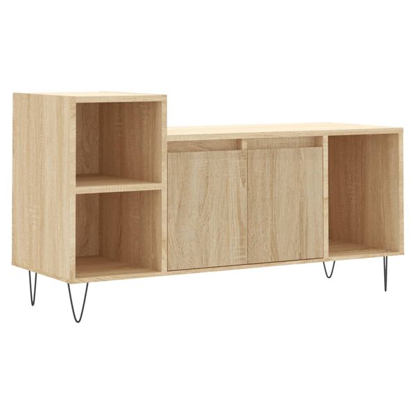 vidaXL TV-Schrank Sonoma-Eiche 100x35x55 cm Holzwerkstoff