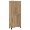 vidaXL Highboard 2 stk. Artisan-Eiche 69,5 x 34 x 180 cm Holzwerkstoff