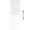 vidaXL Verdunkelungsrollo Wei&szlig; 50x175cm Stoffbreite 45,7 cm Polyester