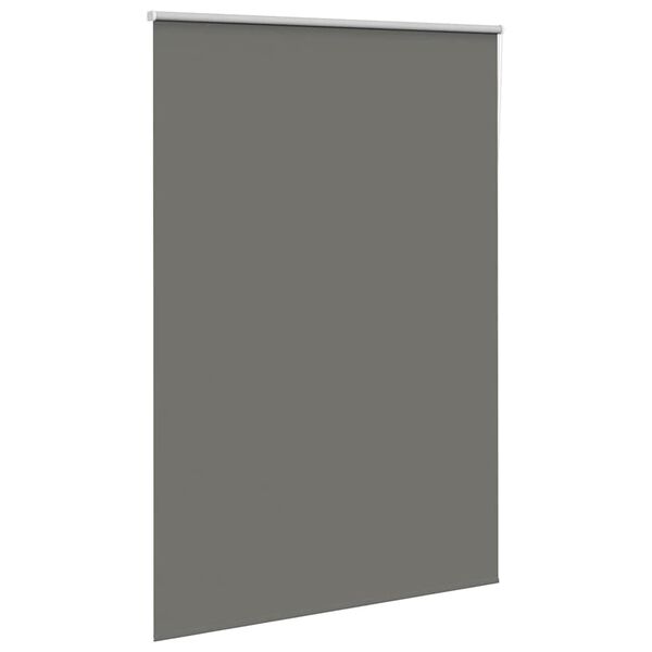 vidaXL Verdunkelungsrollo Grau 155x210cm Stoffbreite 151,6cm Polyester