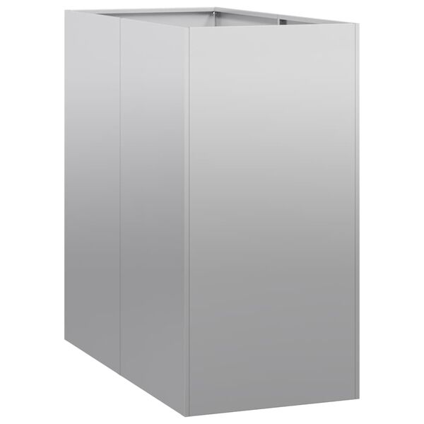 vidaXL Pflanzgef&auml;&szlig; 40x80x80 cm Stahl verzinkt