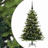 vidaXL K&uuml;nstlicher Weihnachtsbaum mit Weihnachtskugel 150 cm 150 LEDs