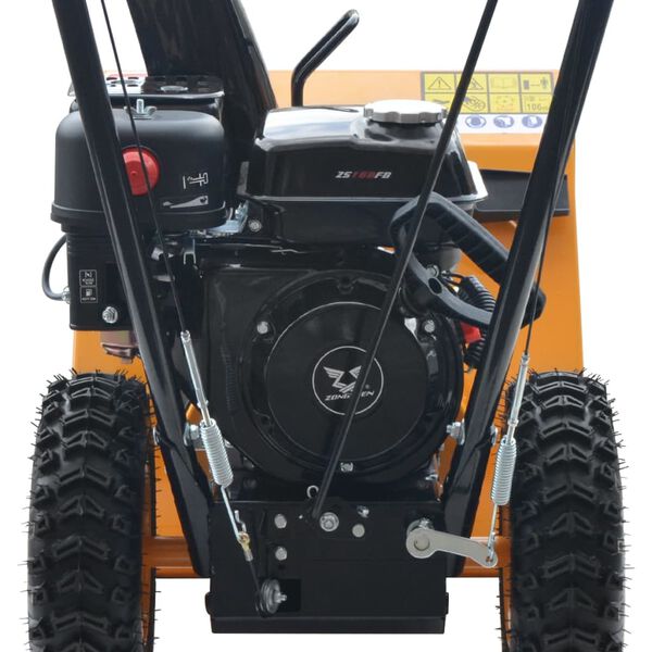 vidaXL Schneefr&auml;se 6,5 HP Gelb und Schwarz