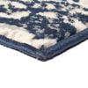 vidaXL Teppich Modern Barock-Ornamente Vintage 80 x 150 cm Beige/Blau