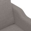 vidaXL 3-Sitzer-Sofa Taupe 180 cm Stoff