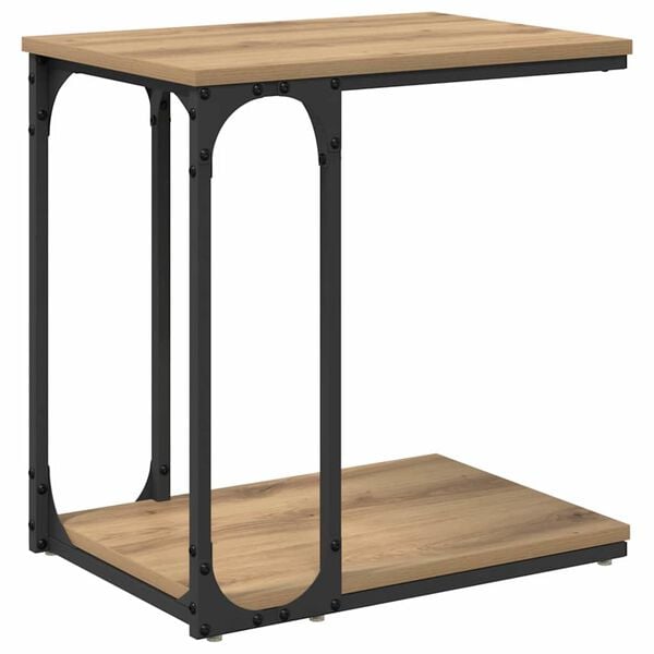 vidaXL Beistelltisch Artisan-Eiche 50 x 35 x 52 cm Holzwerkstoff