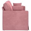vidaXL Sofa Rosa Gesamtabmessungen: 158 x 78 x 80 cm (B x T x H) Samt