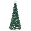 vidaXL LED-Lametta-Weihnachtsbaum mit St&auml;nder EKENAS 180 cm 220 LEDs